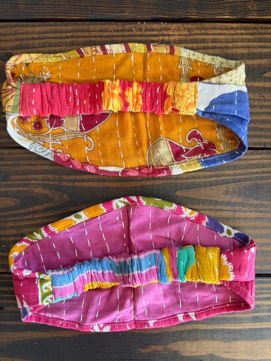 ✨ Gorgeous Handmade Kantha Headband Set ✨